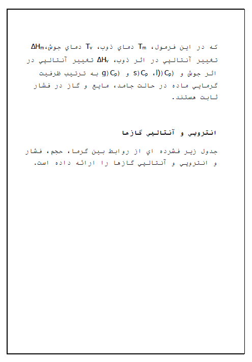 تحقیق آنتالپی